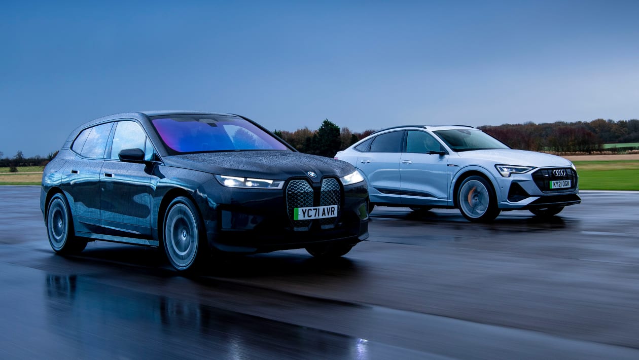 BMW iX vs Audi etron Sportback 2022 group test review Auto Express